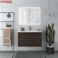 Hangzhou Fame Wall Mounted LED Mirror Bathroom Cabinet Vanity