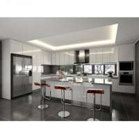 Good Price Luxury Cabinet Units High Gloss Lacquer Finish Kitchen Cabinets