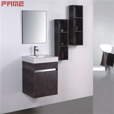 Factory direct custom hotel home floating bathroom vanity cabinet