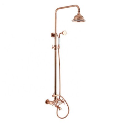 Modern Bathroom Waterfall Set Brass Bronze Shower Faucets